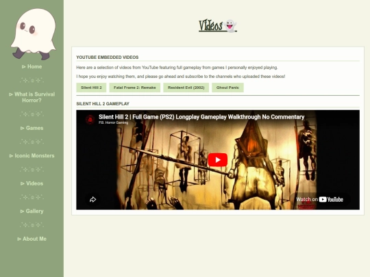 Videos screenshot