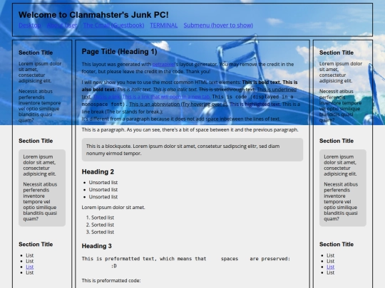 Website screenshot
