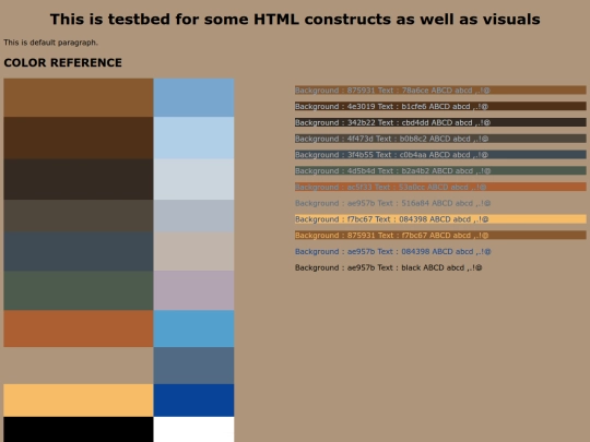 testbed screenshot