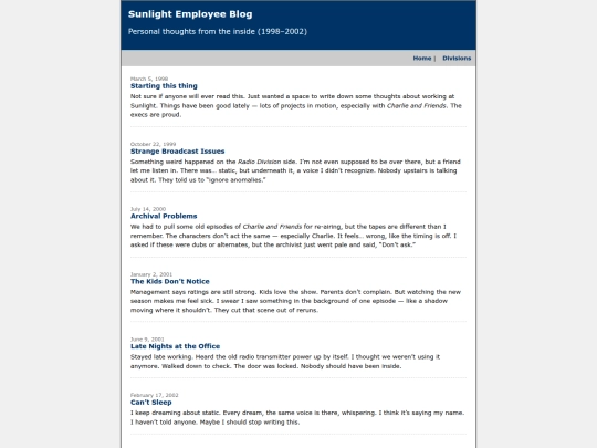 blog screenshot