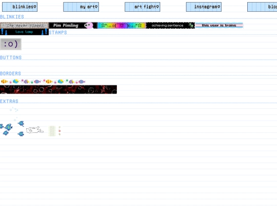 blinkiespage screenshot