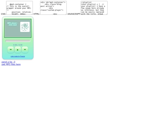 mp3playercode screenshot