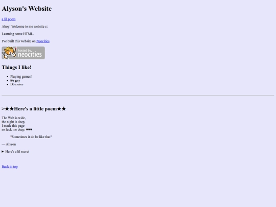 index screenshot