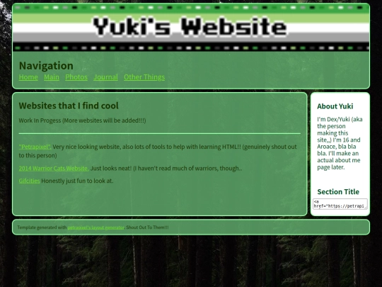 yukicoolweb screenshot