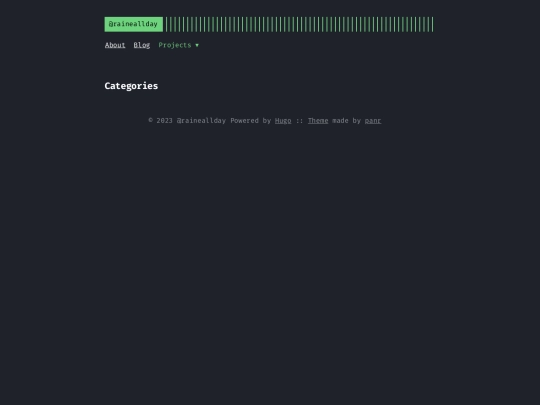 categories screenshot