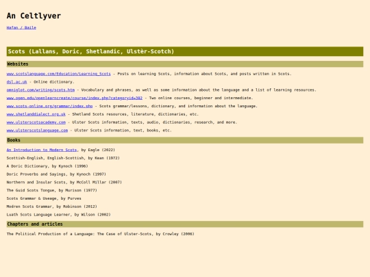 iaith/scots screenshot