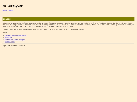 iaith/the conlang screenshot