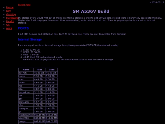 os/android/SM-A536V/build screenshot