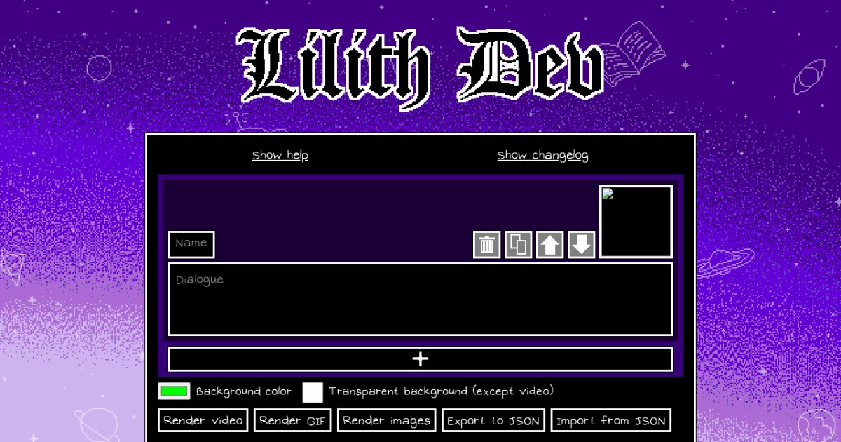 Omori Textbox Generator