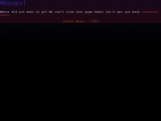 not_found screenshot