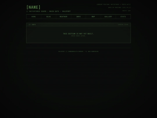 info screenshot