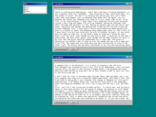 blog screenshot