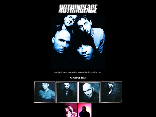 bands/Nothingface/nOThInGFaCE screenshot