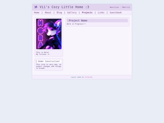 projects screenshot