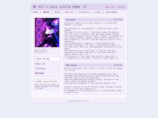 reviews screenshot