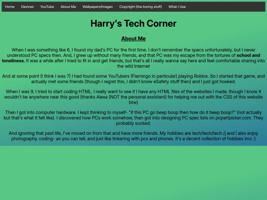 Website screenshot