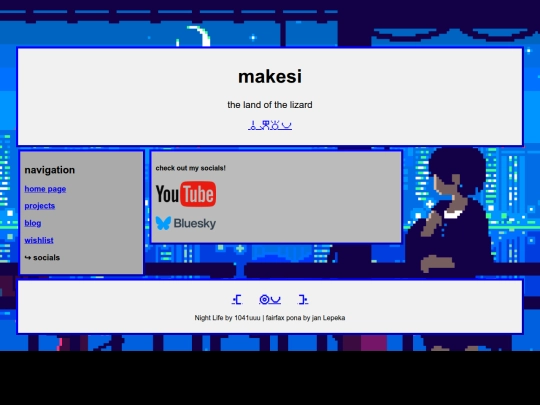 socials screenshot