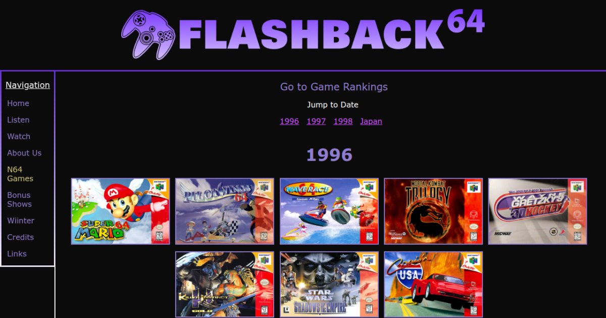 Flashback 64 N64 Games