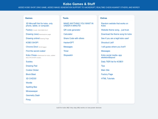 index screenshot