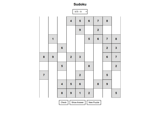 sudoku screenshot