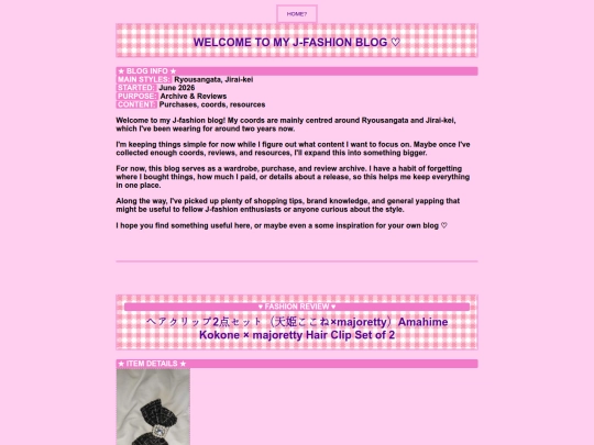 jfashion screenshot