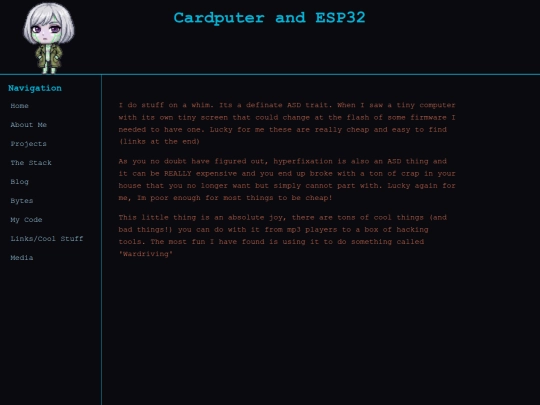 codeandcarbon/cardputer screenshot