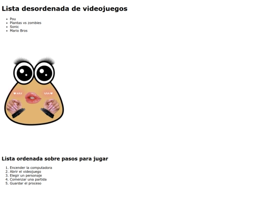listas screenshot