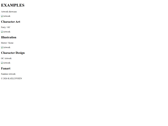 examples screenshot