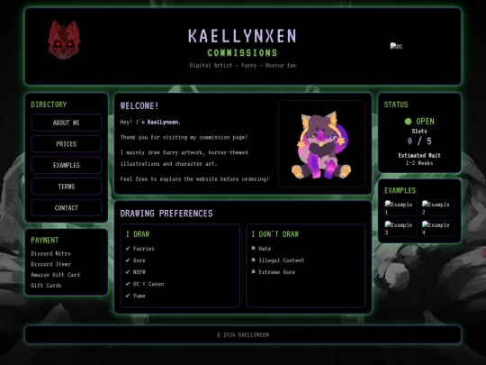 index screenshot