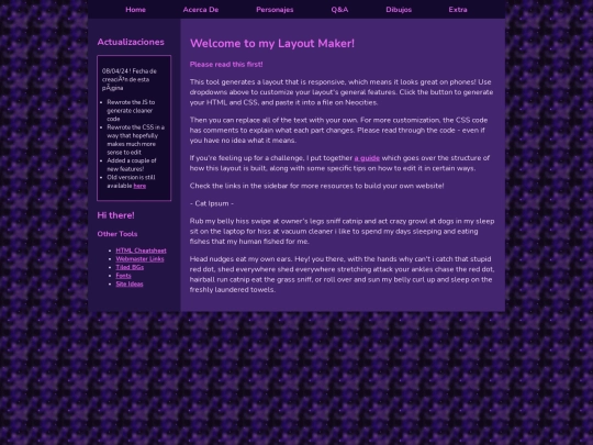 Website screenshot