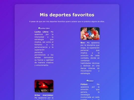 deportes screenshot