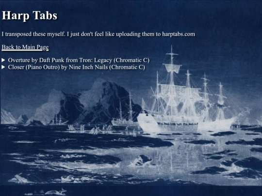 harmonica/harptabs screenshot