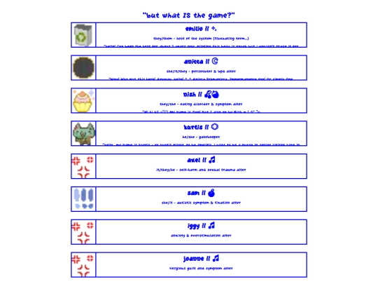 pages/system screenshot