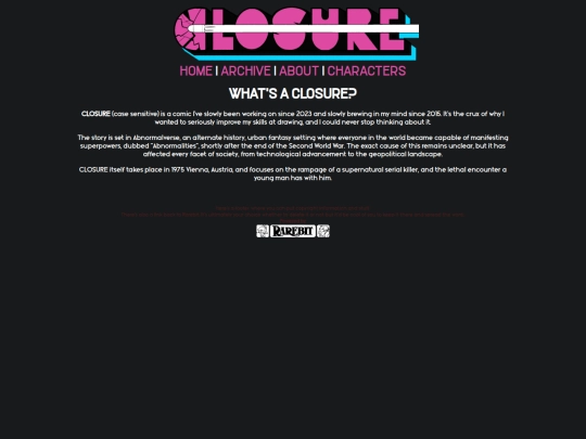 Website screenshot