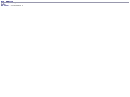links screenshot