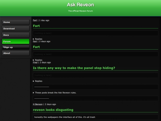 Website screenshot