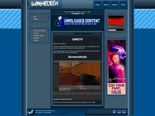 Website screenshot