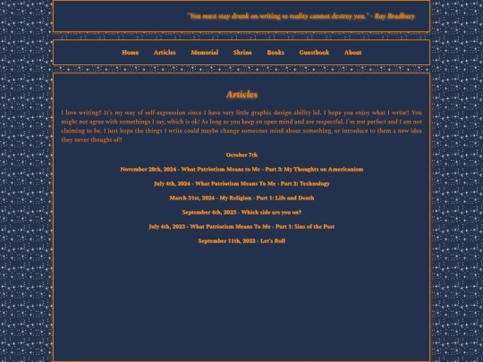 Website screenshot