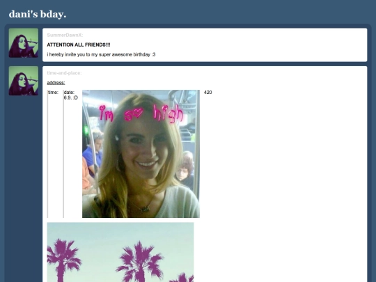 birthday-invite screenshot