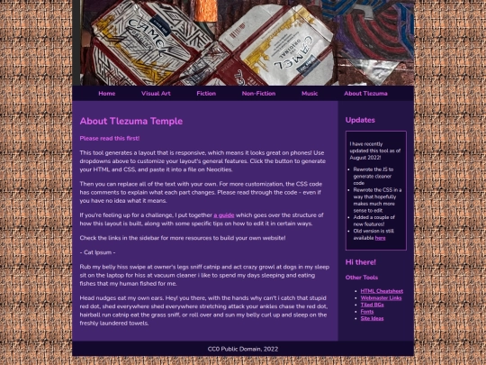 Website screenshot