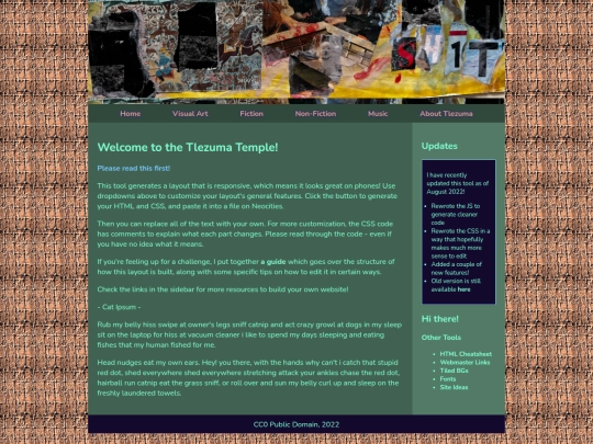 Website screenshot