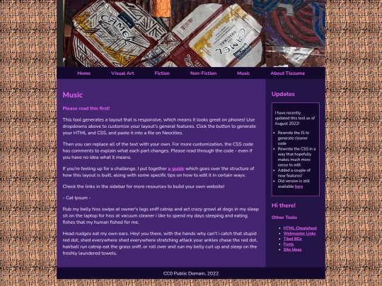 Website screenshot