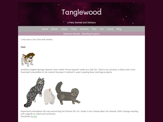 Website screenshot