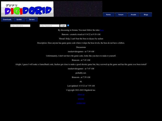 Website screenshot