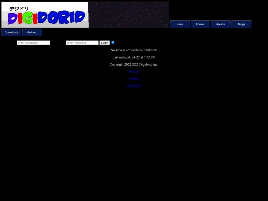 Website screenshot