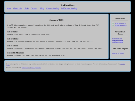 Website screenshot