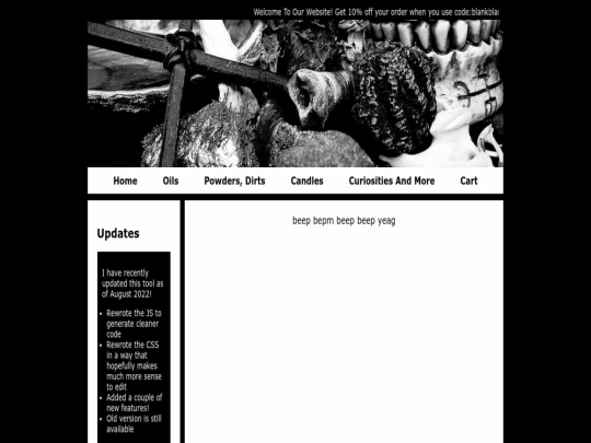 Website screenshot