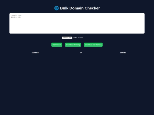 Domainchecker screenshot