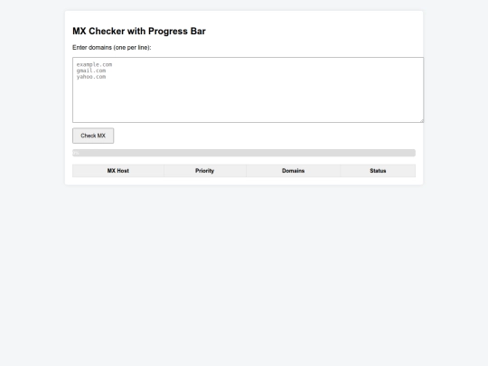 mxchecker screenshot