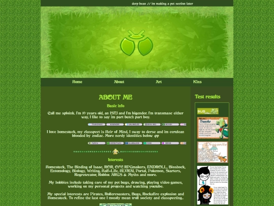 Website screenshot